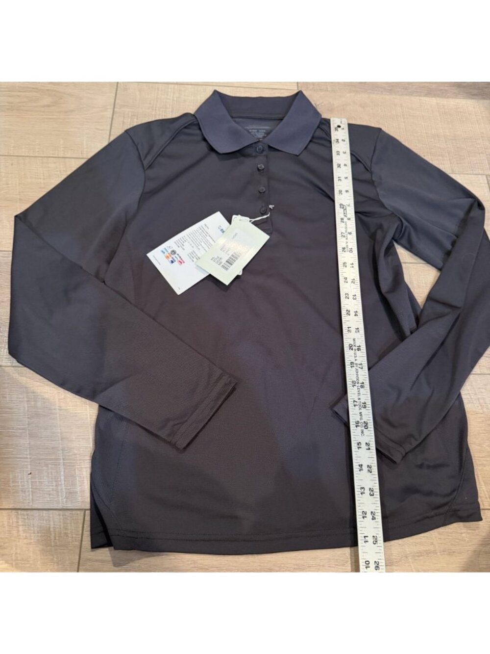 Extreme Performance Ladies Medium Long Sleeve Polo Shirt New - Picture 4 of 8